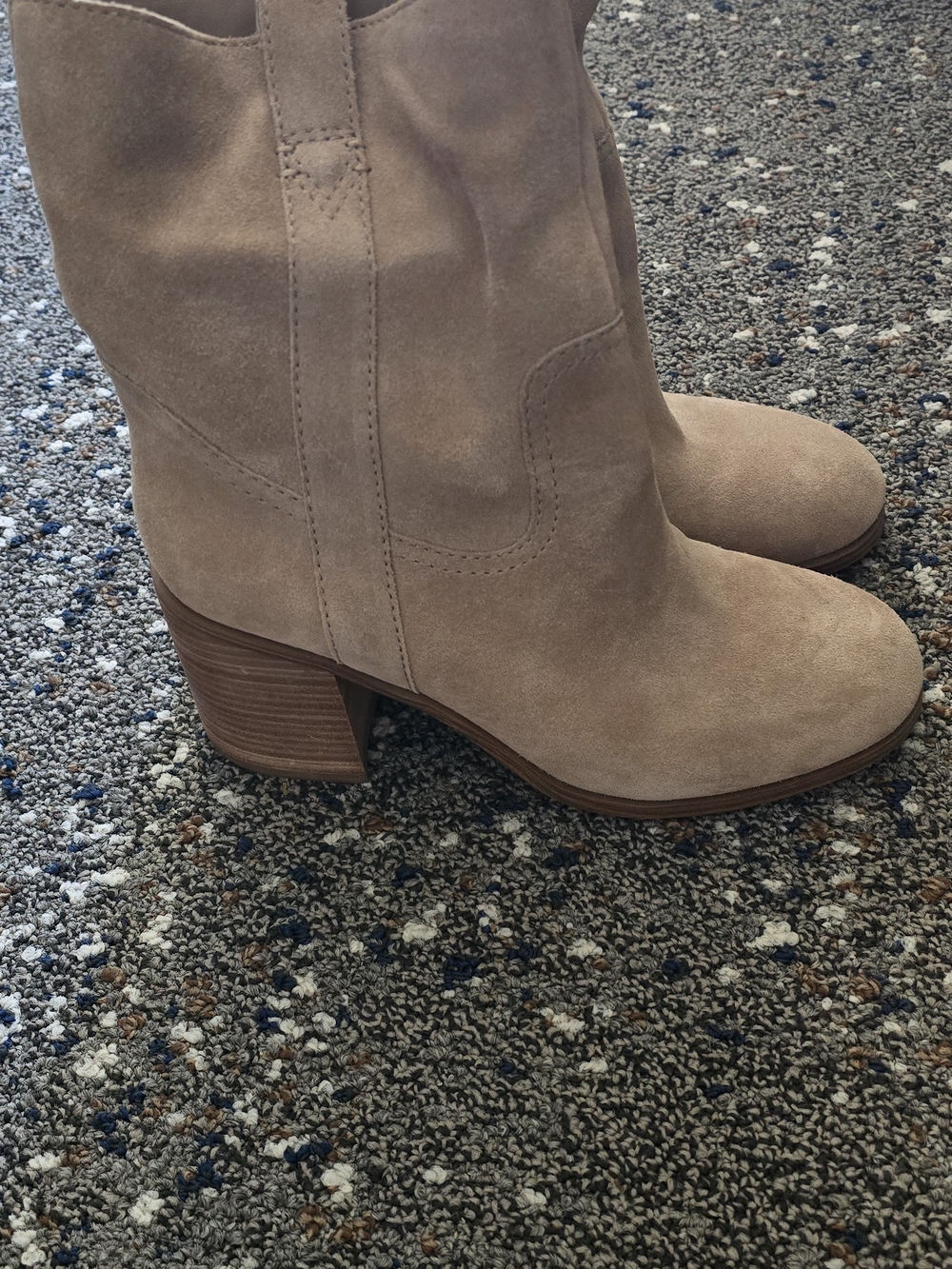 Sole Society Rachill Suede Heeled Boots Brown US 10
